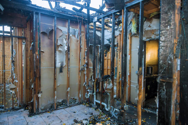 Professional Emergency Fire Cleanup technician working in Cashion, OK